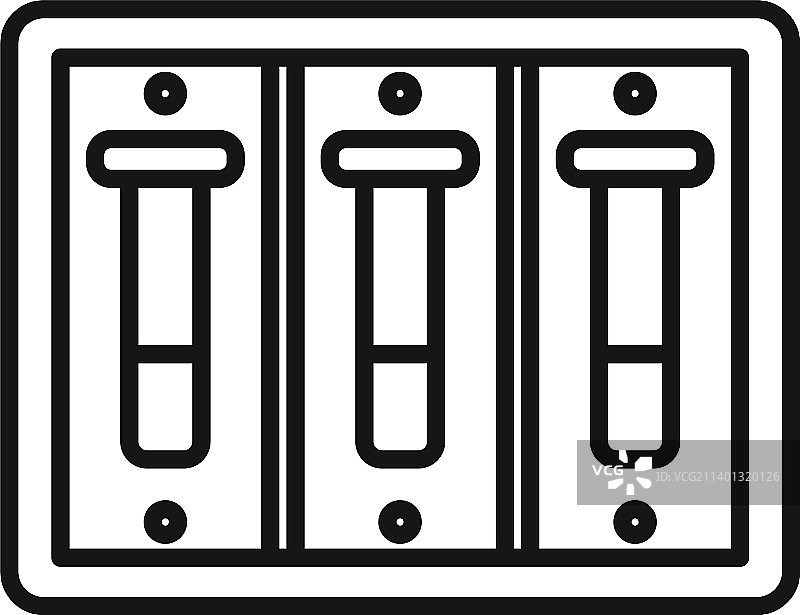 维修断路器图标轮廓安全电源图片素材