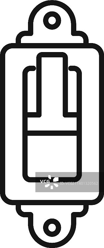 断路器开关电路盒图标图片素材