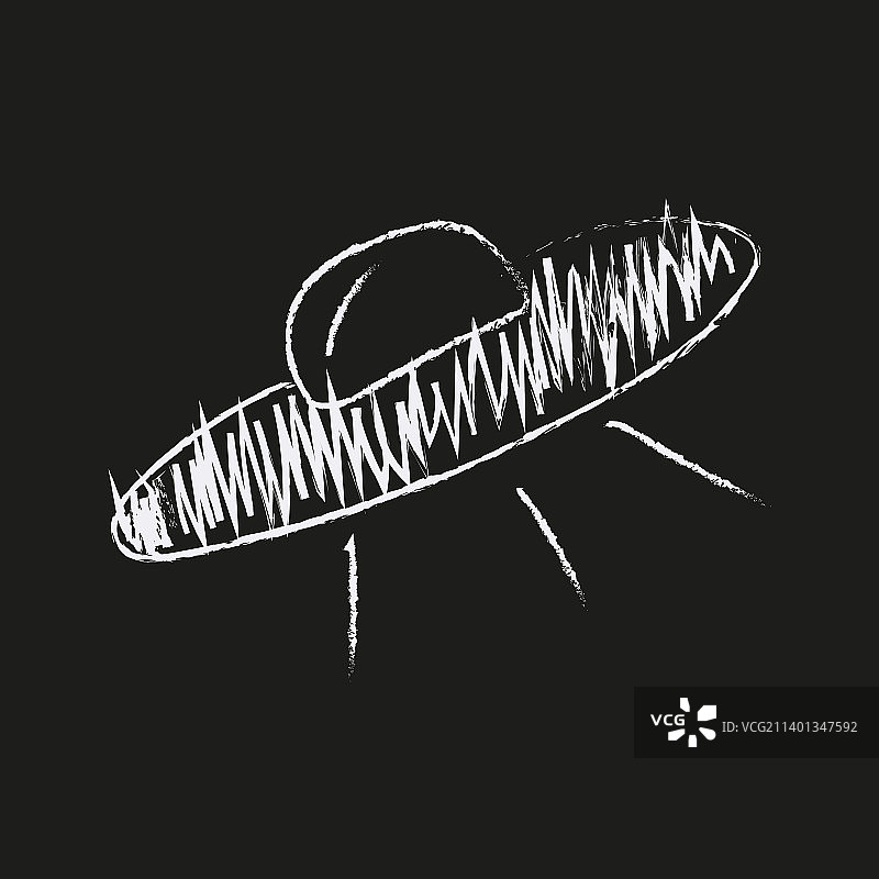 儿童手绘风格宇宙涂鸦图片素材