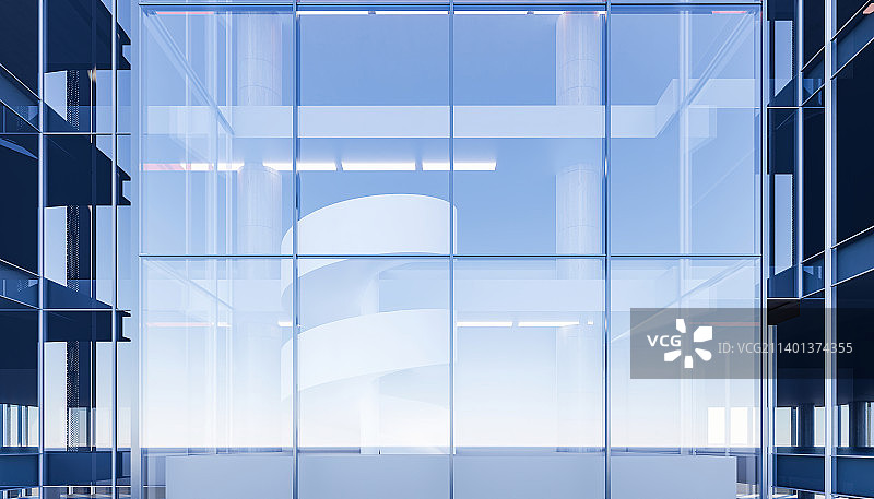 现代城市商务区写字楼建筑外部特写图片素材