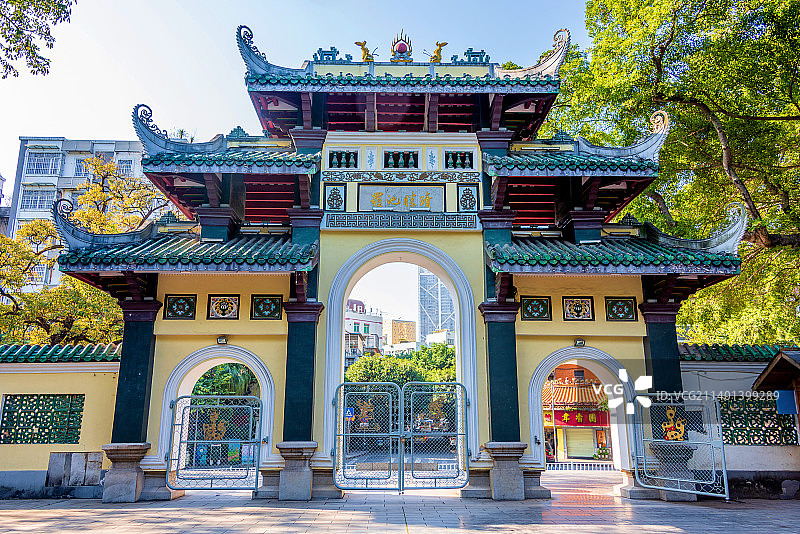 中国广西柳州柳侯公园南大门图片素材