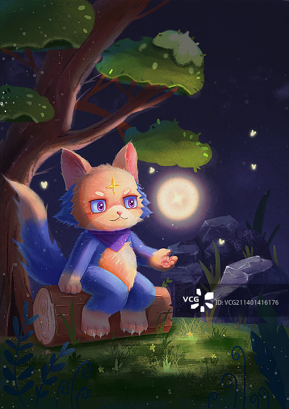 静夜之星图片素材