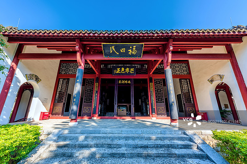 中国广西柳州柳侯公园柳侯祠图片素材