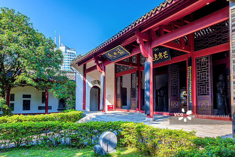 中国广西柳州柳侯公园柳侯祠图片素材