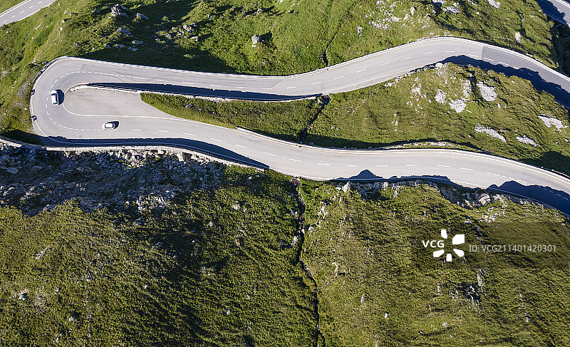 富尔卡山口公路图片素材