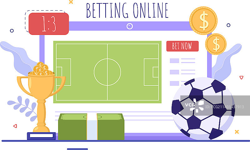 带金币的在线体育博彩游戏图片素材