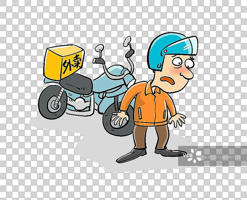外卖骑手图片素材