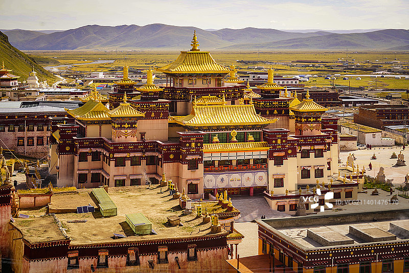 四川石渠色须寺图片素材