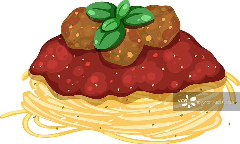 肉酱意大利面图片素材