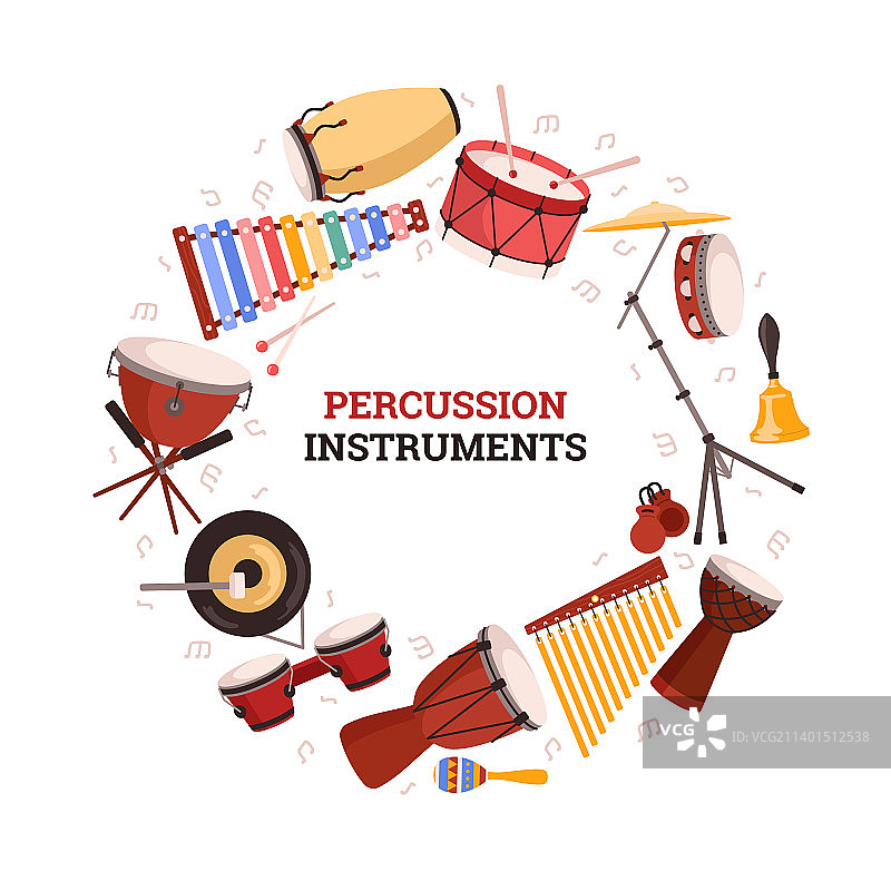 打击乐器banner或海报图片素材