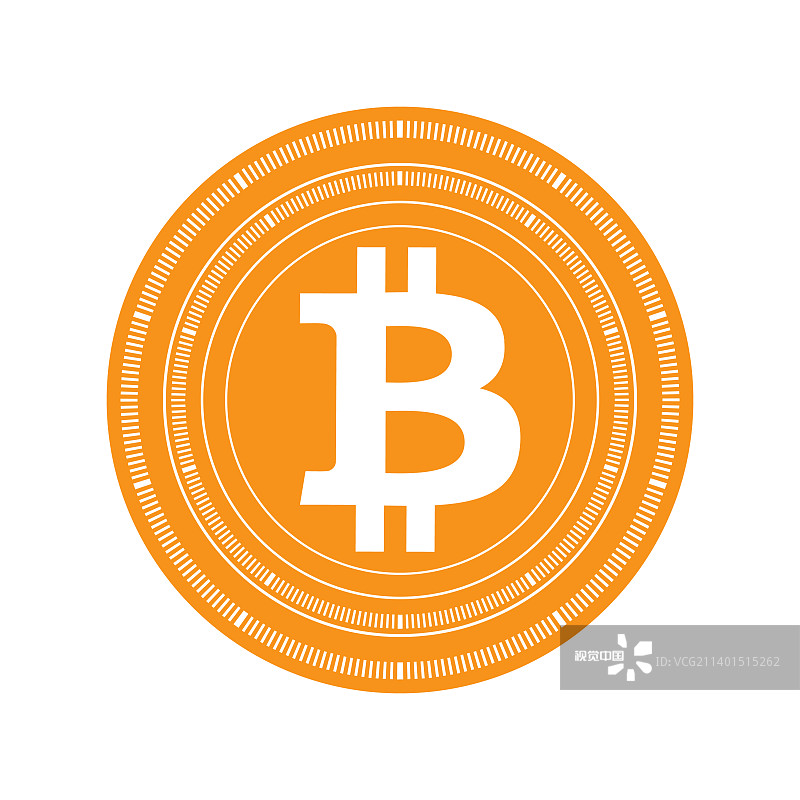 比特币BTC加密货币定制图案图片素材