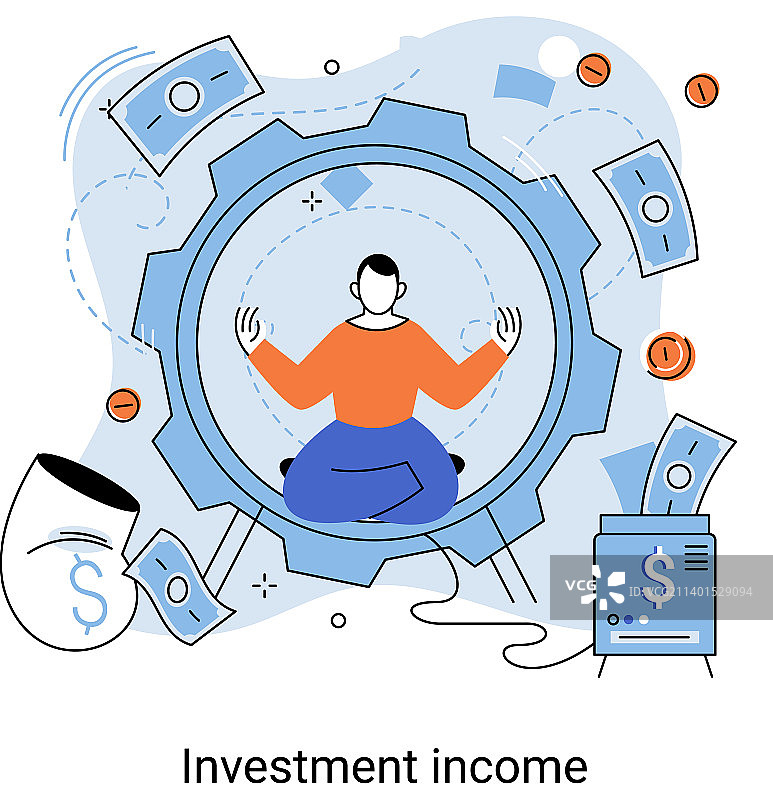 投资储蓄、金融增长图片素材