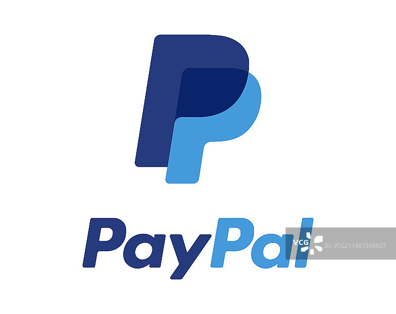 波兰弗罗茨瓦夫-2022年7月22日PayPal借记卡图片素材
