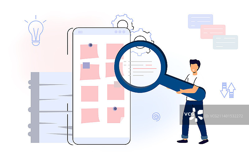 用于创建的空白备忘录应用程序图片素材
