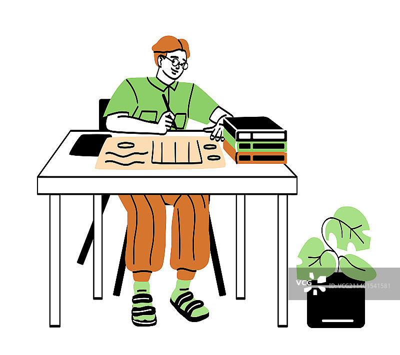 创意工作者概念图片素材