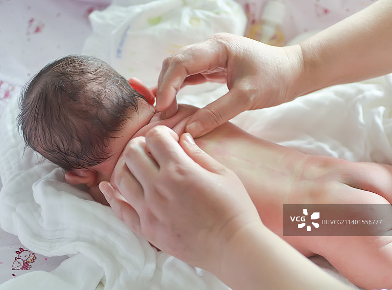 婴儿保健护理图片素材