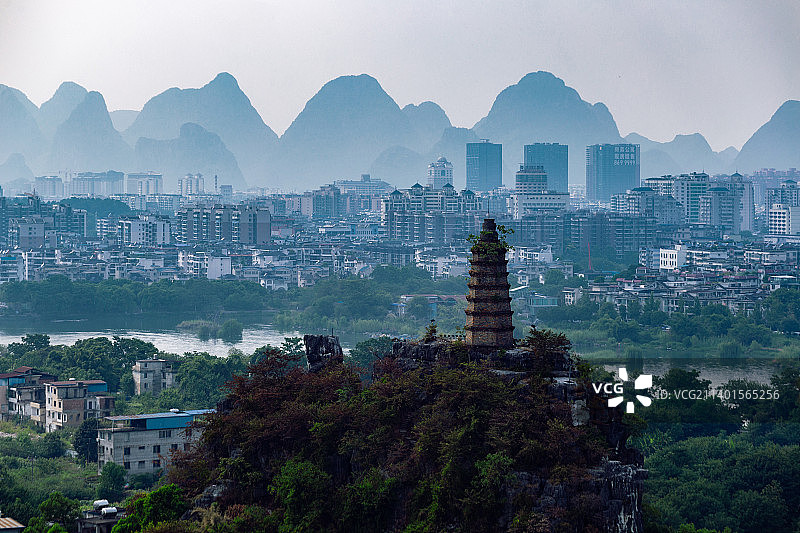 桂林塔山图片素材