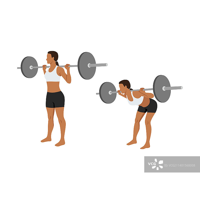 运动女人做早操图片素材