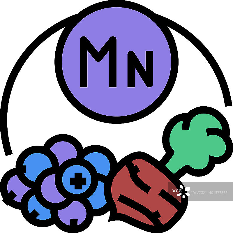 MN维生素颜色图标图片素材