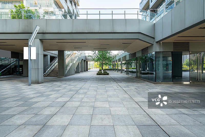 商业中心广场和写字楼图片素材