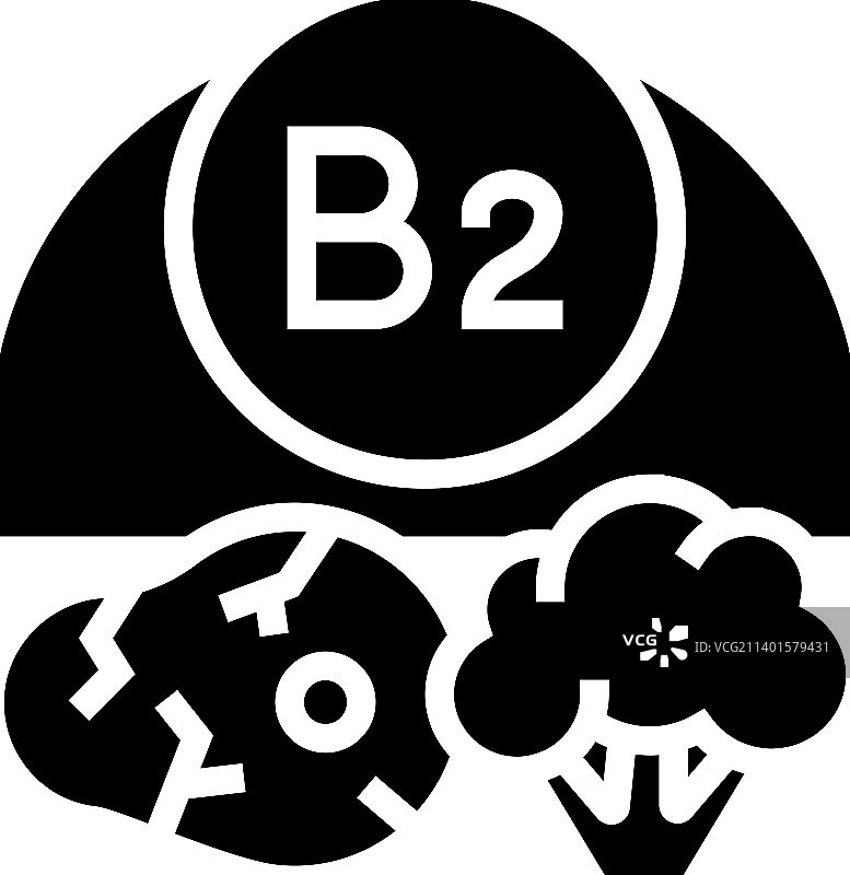 维生素B2标志符号图标图片素材