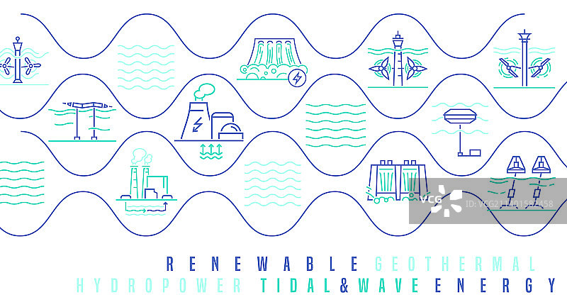 水能可再生能源图片素材