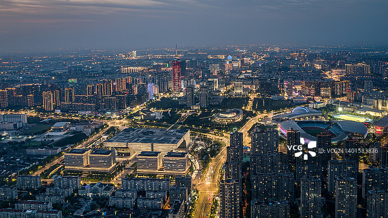 常州新北区夜景图片素材
