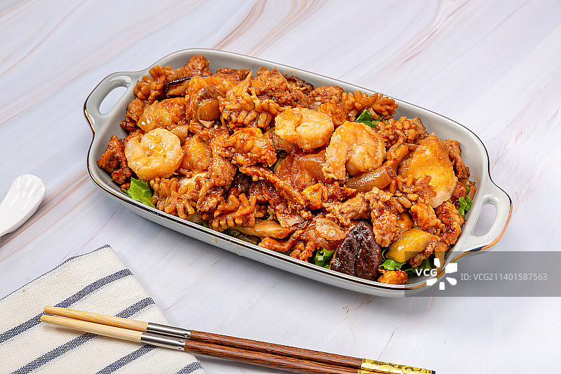 天津特色美食：八珍豆腐图片素材