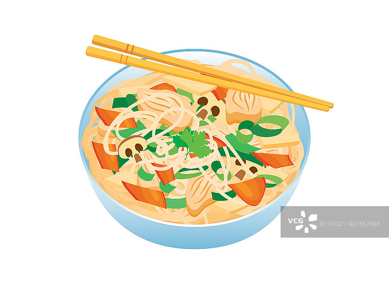鸡肉炒面图标图片素材