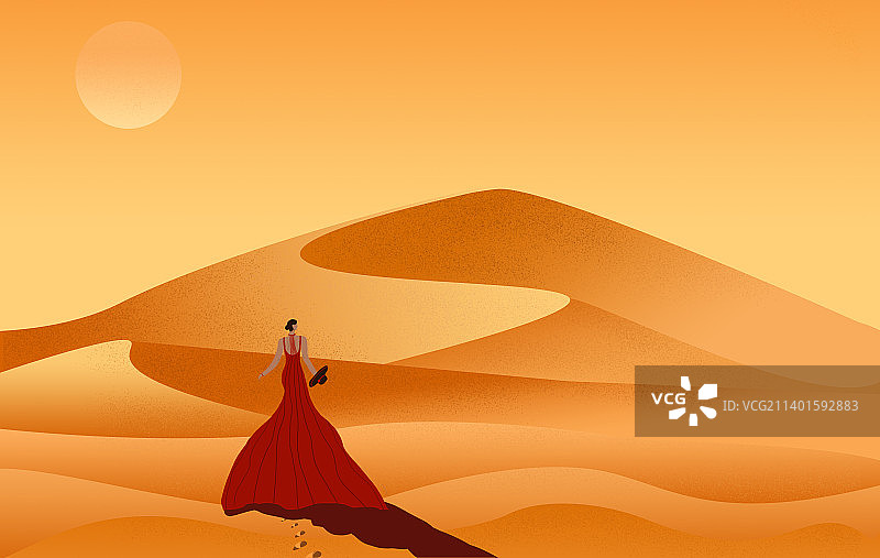 扁平风人物插画场景图片素材