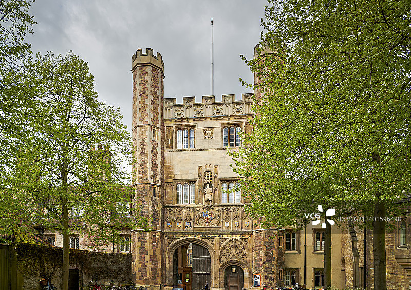 欧洲，英国，英格兰，剑桥郡，剑桥大学，三一学院图片素材