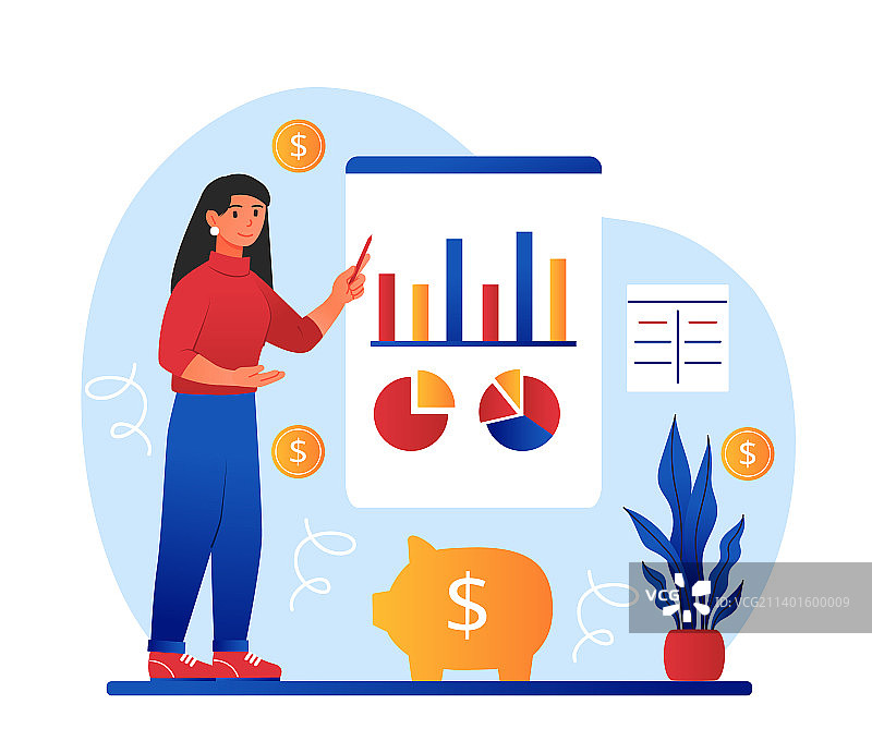 资金管理概念图片素材