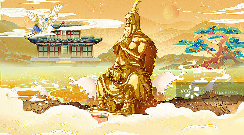 黄河文化人文始祖图片素材
