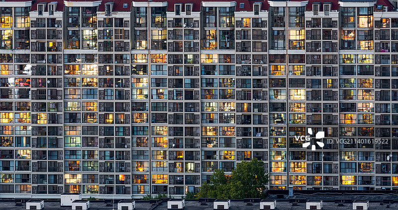 城市里的万家灯火图片素材