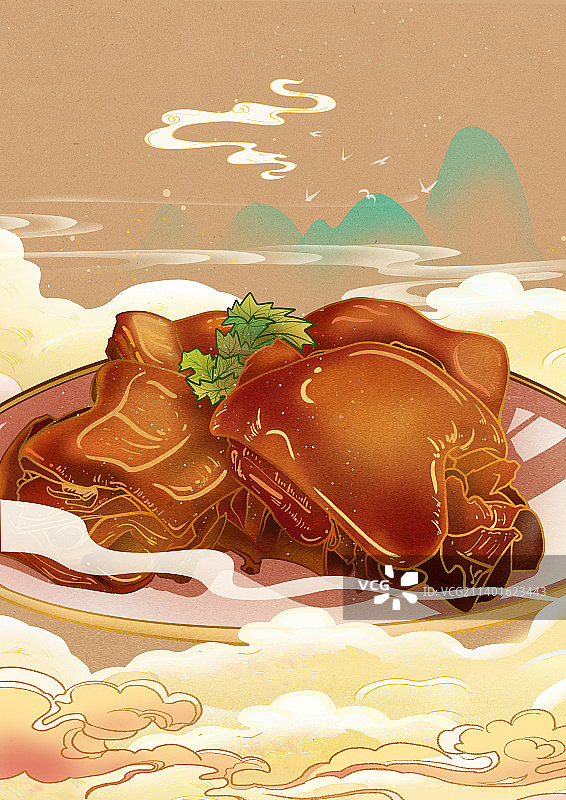 美食酱肉图片素材