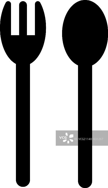 勺子和叉子标志图片素材
