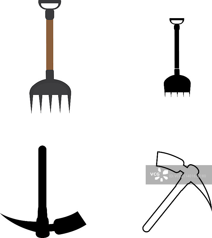 园艺工具Logo图片素材