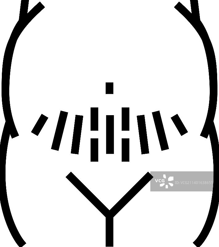 妊娠纹线条图标图片素材