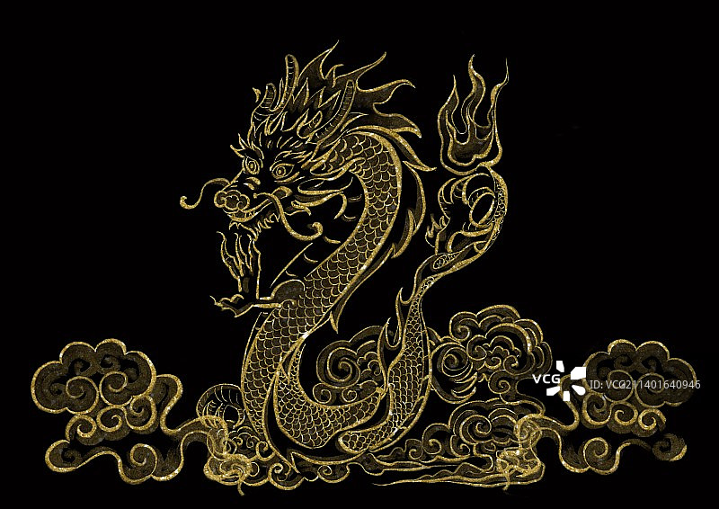 龙年纹样图片素材