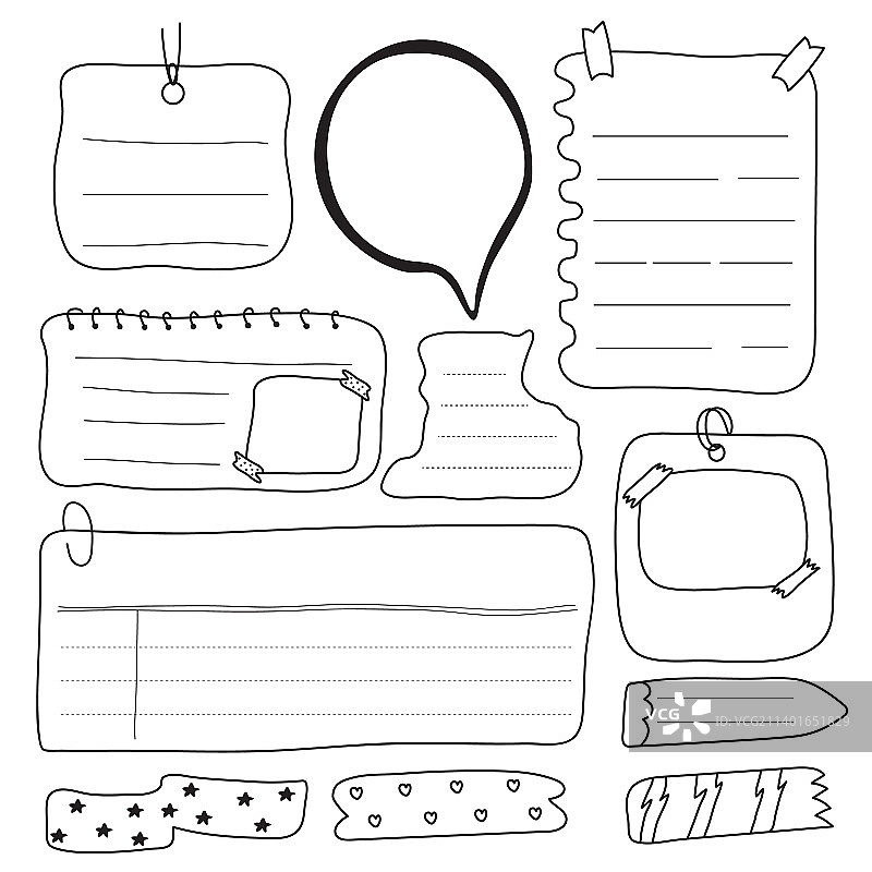 商业线条图标图片素材