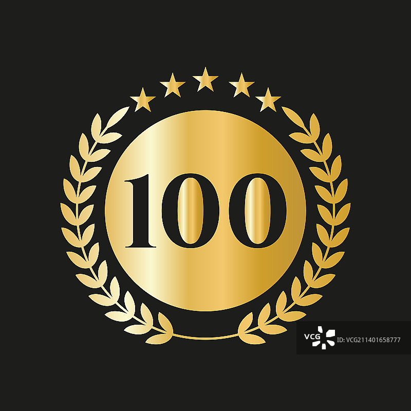100周年庆典图标logo图片素材