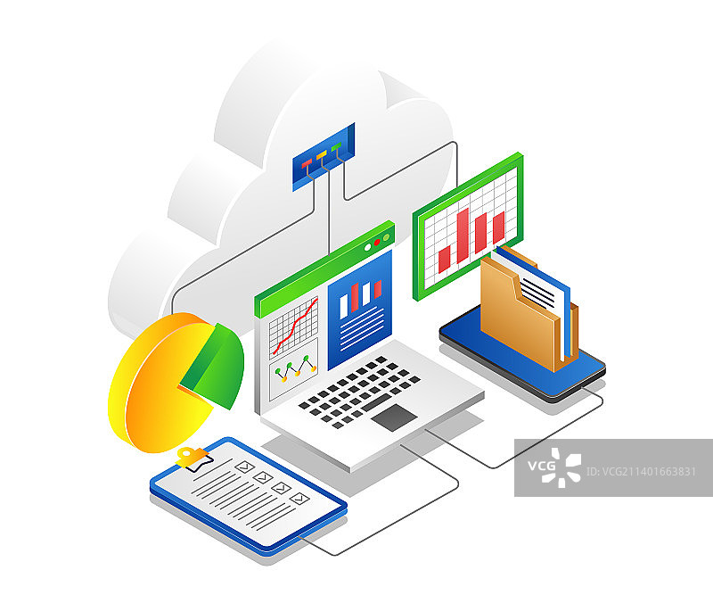 清单云服务器分析数据图片素材