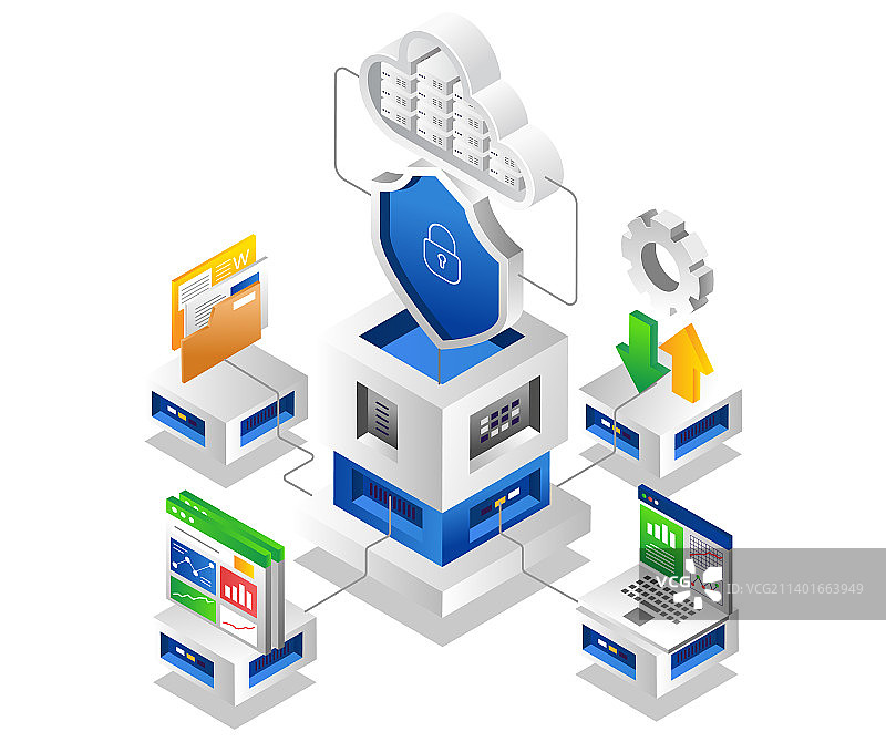 云服务器数据安全技术图片素材
