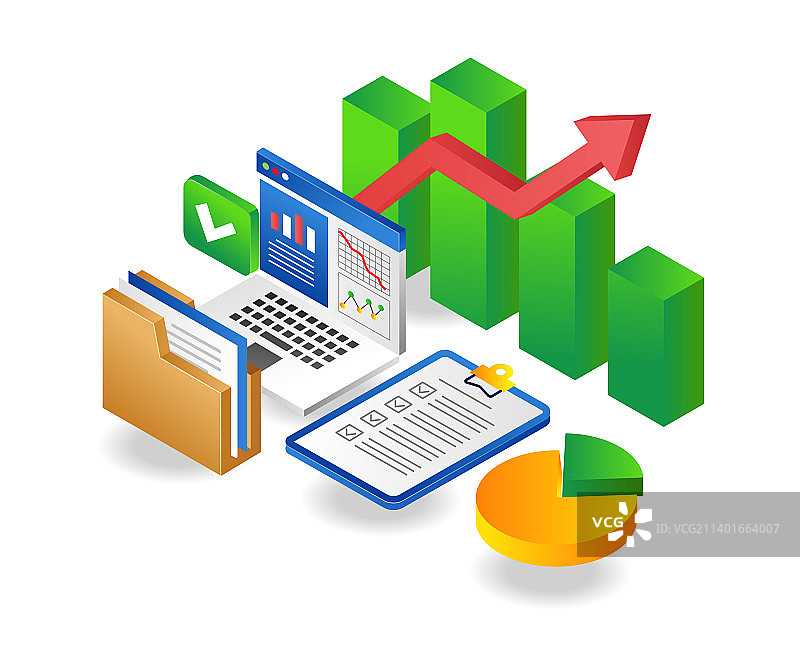 成功的投资业务数据分析图片素材