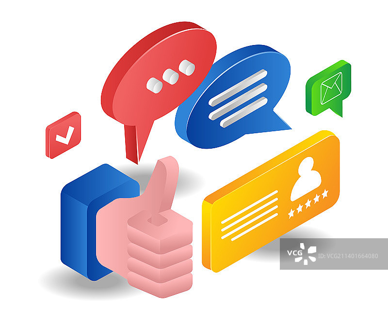 获得最佳评价和评论图片素材