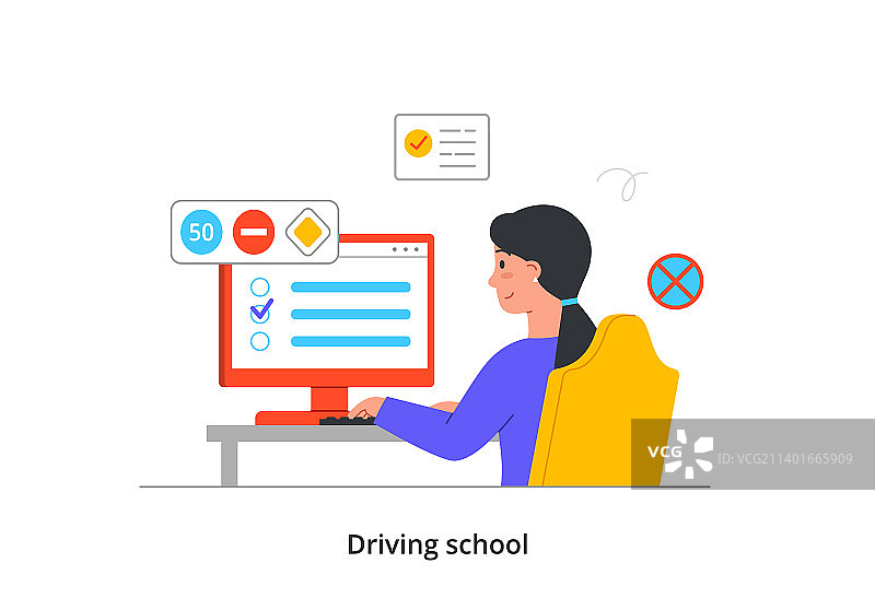 驾校教育过程图片素材