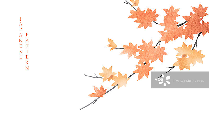 水彩艺术自然景观背景图片素材