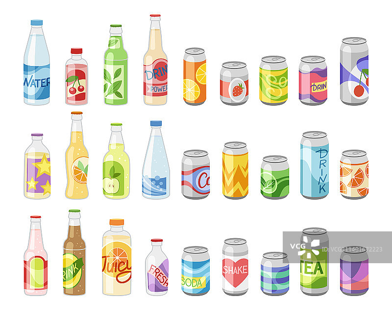 冷饮套餐图片素材