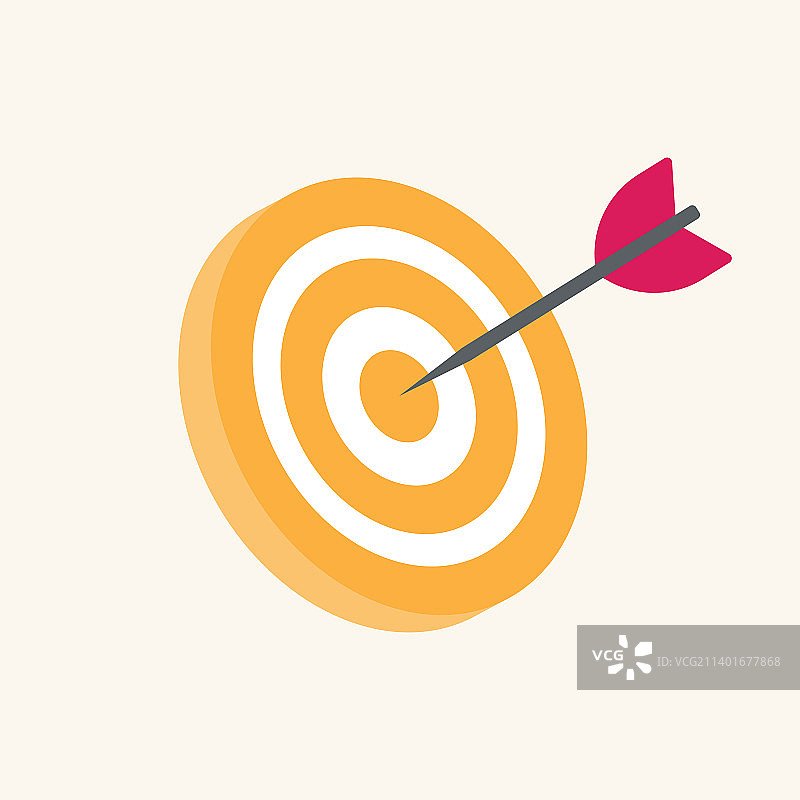 目标概念飞镖和飞镖盘图标或符号图片素材