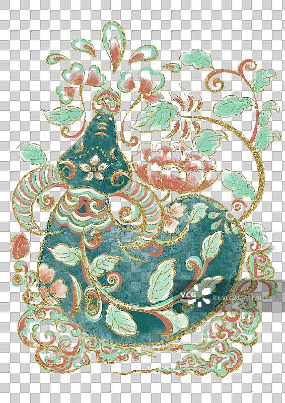 牛年纹样图片素材